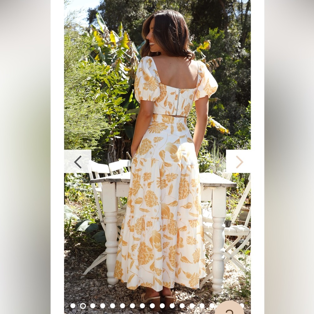 Billy J Calla Top and Maxi Skirt Set